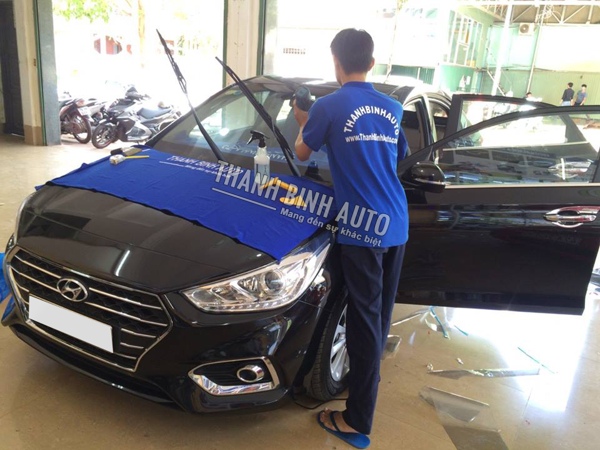 Dán kính, dán phim cách nhiệt HYUNDAI ACCENT 2018 2019
