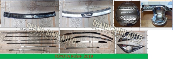 Đồ chơi, đồ trang trí, phụ kiện độ xe TOYOTA RUSH 2019