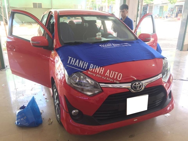Dán kính, dán phim cách nhiệt TOYOTA WIGO 2018 2019