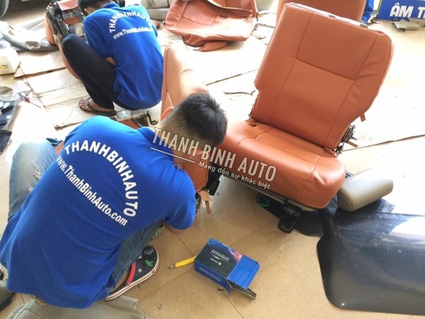 Bọc nệm ghế da TOYOTA FORTUNER 2016