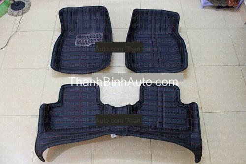 Thảm lót sàn da 4D cao cấp Chevrolet Cruze màu đen