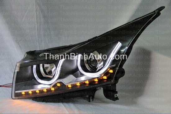 Đèn pha LED nguyên bộ cả vỏ mẫu DC Lacetti-Cruze