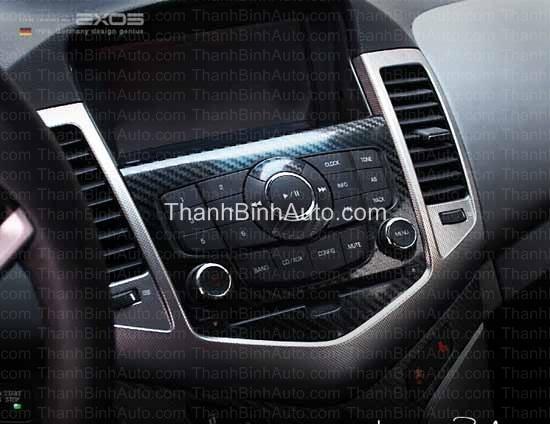 Ốp bảng điều khiển âm thanh Decan Carbon Lacetti 2010