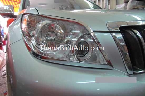 Viền đèn pha xe Prado 2014
