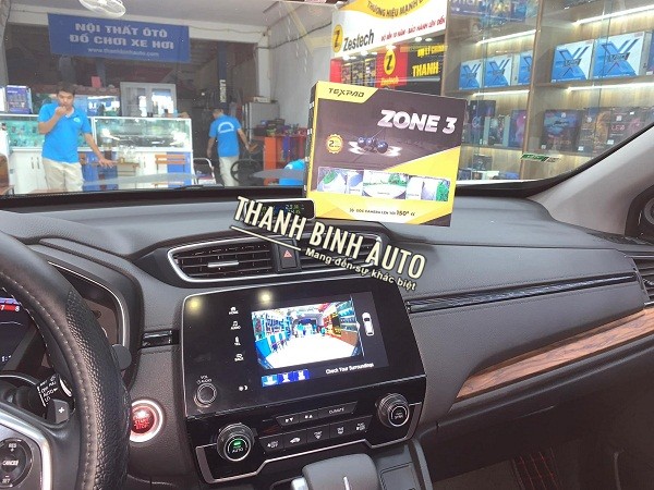 Bộ camera 3 mắt zắc zin cho xe HONDA CRV 2020