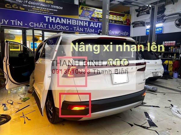 Đưa xi nhan từ thấp lên cao xe Hyundai Custin