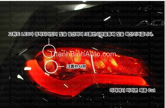 Đèn hậu LED nguyên bộ cả vỏ Accent 2011mẫu Audi Q7