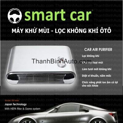 Máy lọc không khí - khử mùi cho ôtô Smart Car 113561 tại ThanhBinhAuto.vn