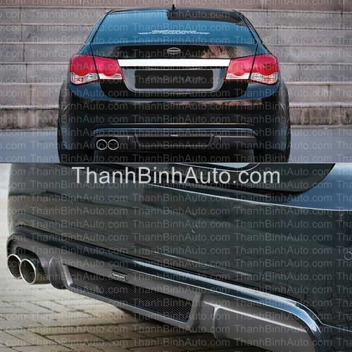 Lip sau chia đôi bô kép 1 bên mẫu Roadrun Lacetti 2010