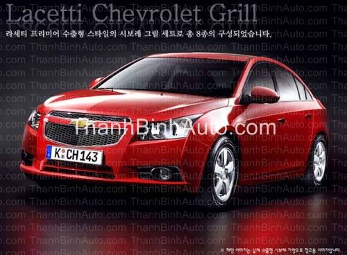Mặt ca lăng độ bộ 8 chi tiết mẫu Chevrolet Lacetti 2010