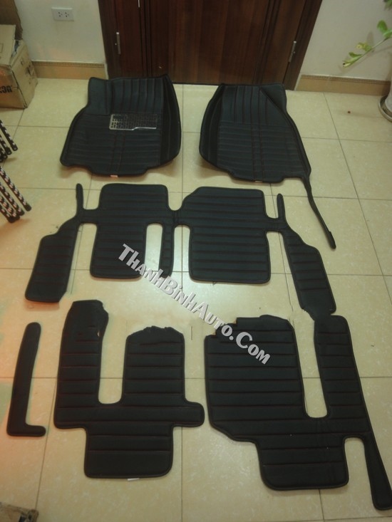 Thảm lót sàn da 4D cao cấp CX-9 màu đen
