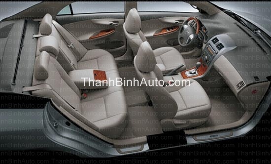 Bọc ghế da Anh Quốc cho xe Corolla Altis