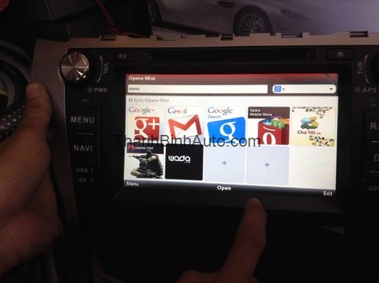 Màn hình DVD cho Camry 2013 - kết nối Wifi , 3G