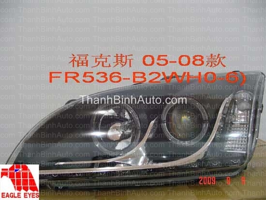 ĐÈN PHA LED NGUYÊN BỘ CẢ VỎ MẪU 1 FOCUS 2005-2008