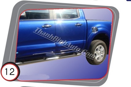 Ốp cánh cửa và viền cua lốp Ford Ranger