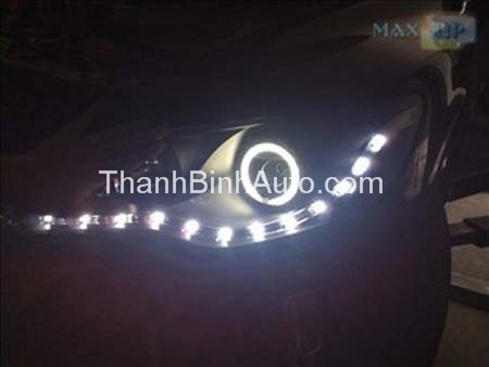 LED Projector Headlight w/ Angel Eyes For Honda Civic