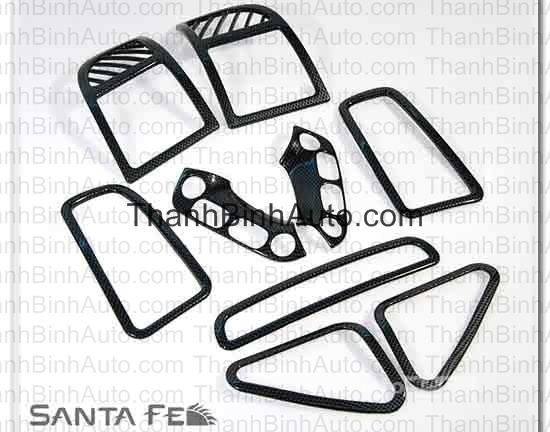 Bộ ốp nội thất Carbon khô Santafe New 06 -09