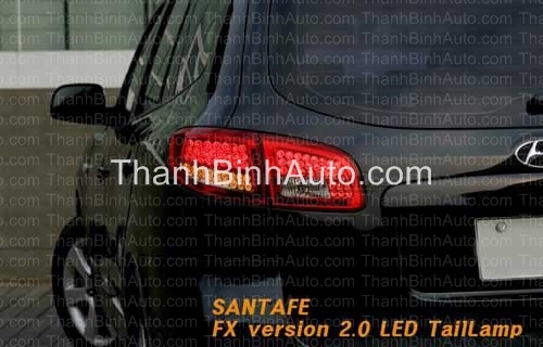 Đèn hậu LED nguyên bộ (cả vỏ) mẫu 2 Santafe 06-2009