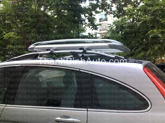 Giá nóc CR-V kiểu thanh dọc + baga mui Carryboy