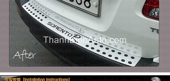 ỐP TRANG TRÍ BẬC LÊN XUỐNG CỐP SAU SORENTO R