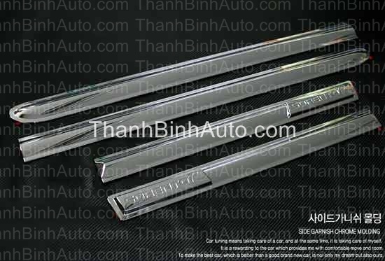 Nẹp thân xe theo xe mẫu Mobis Sorento R