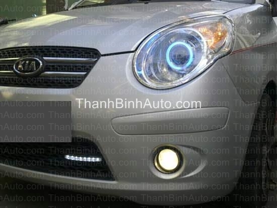 Độ đèn Bi xenon đèn gầm dành cho Kia Moning