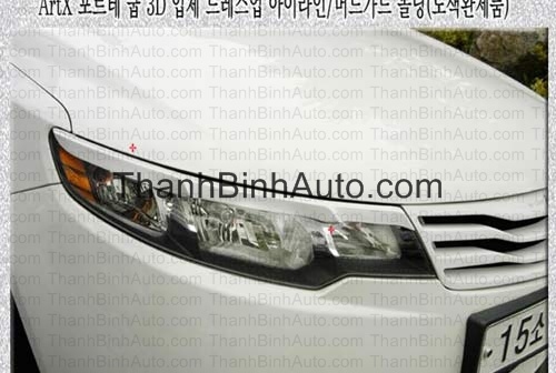 MÝ ĐÈN PHA VÀ VIỀN CUA LỐP MẪU 3D FORTE